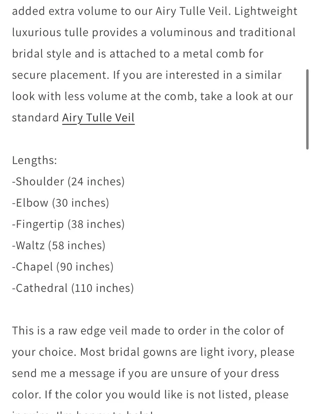 Tailored Tulle delicate white